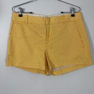 Banana Republic Yellow White Shorts 8